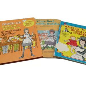 Amelia Bedelia Books Lot Of 3: The Baby, Come Back, Teach Us Books
